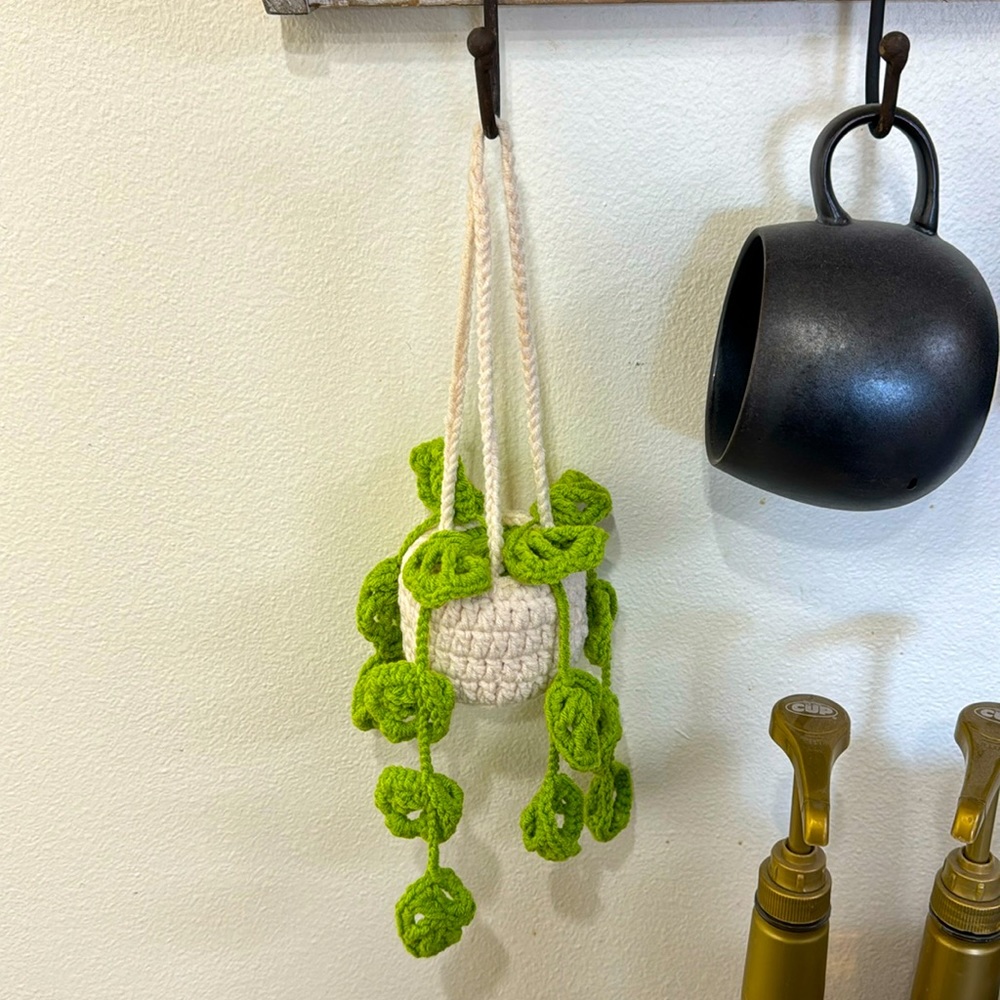 Crocheted plant
